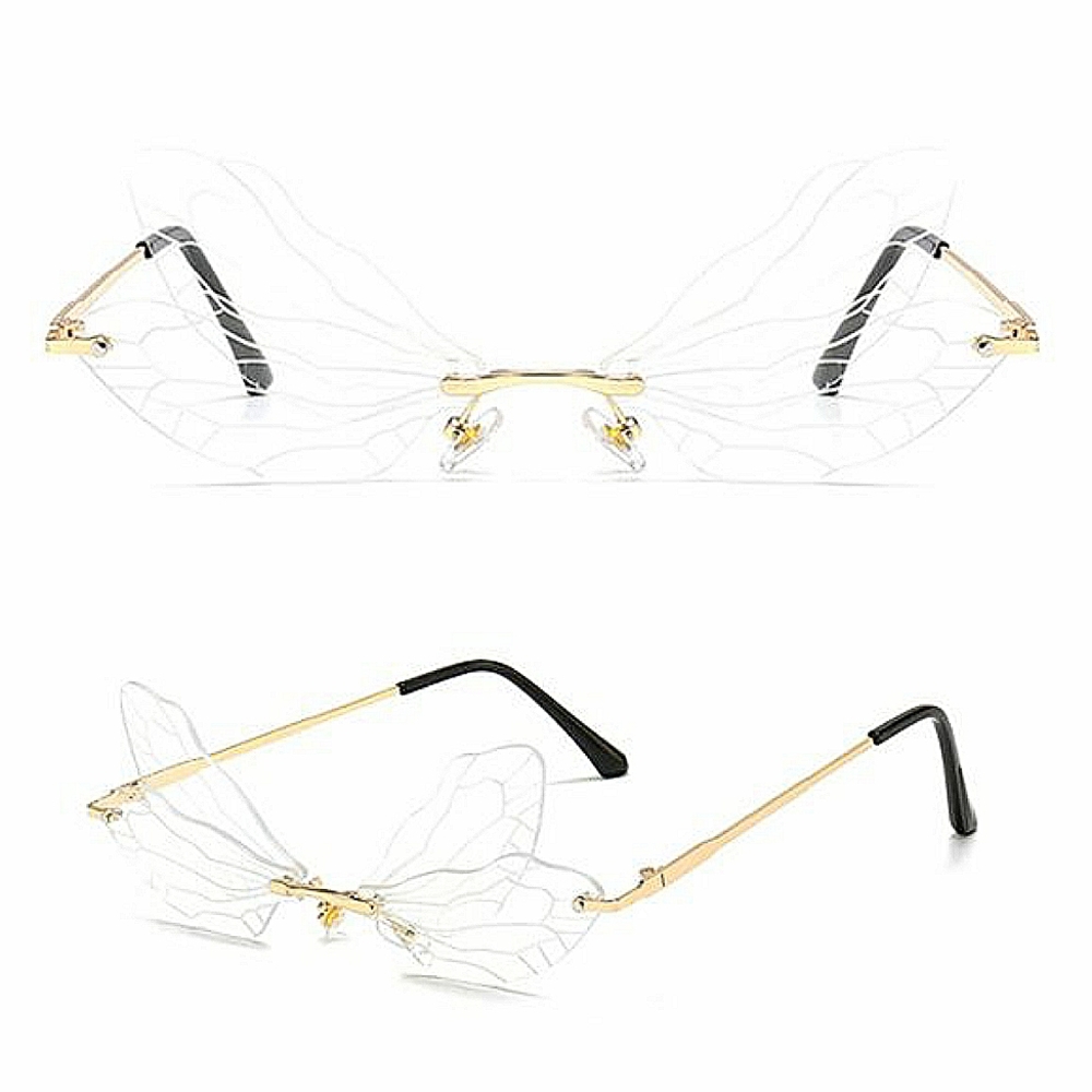 Fairy Wing Glasses - Clear 🏆HP🏆 - Picture 2 of 5